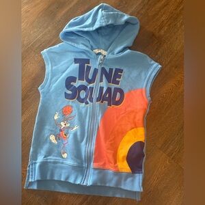 Tune Squad Kids Hooded Zip Vest - Blue